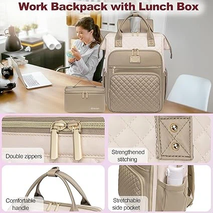 Work Backpack With Lunchbox